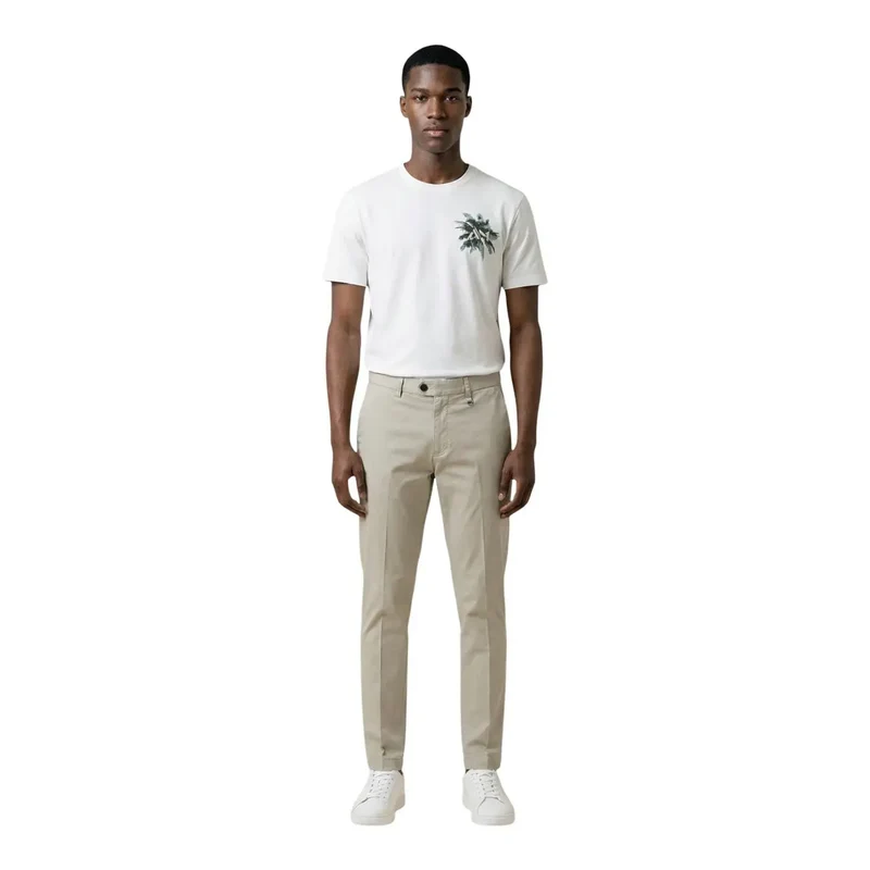T-shirt pour homme Antony Morato Blanc à Imprimé Coton MMKS02632