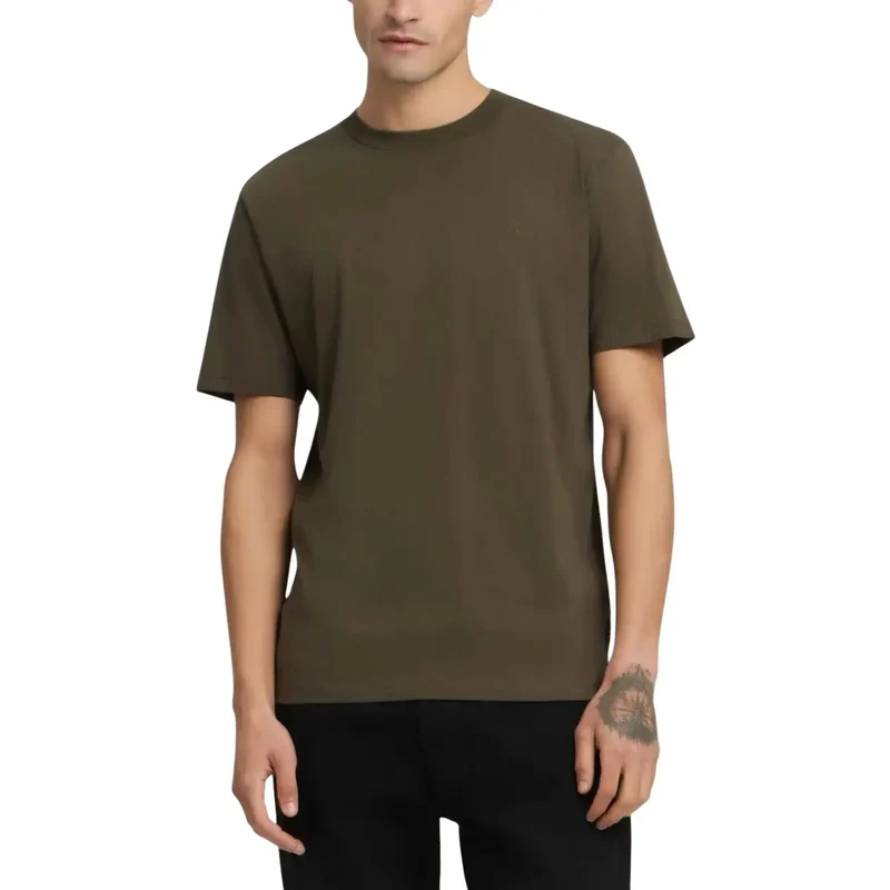 T-shirt à manches courtes col rond noir pour hommes Replay M3097