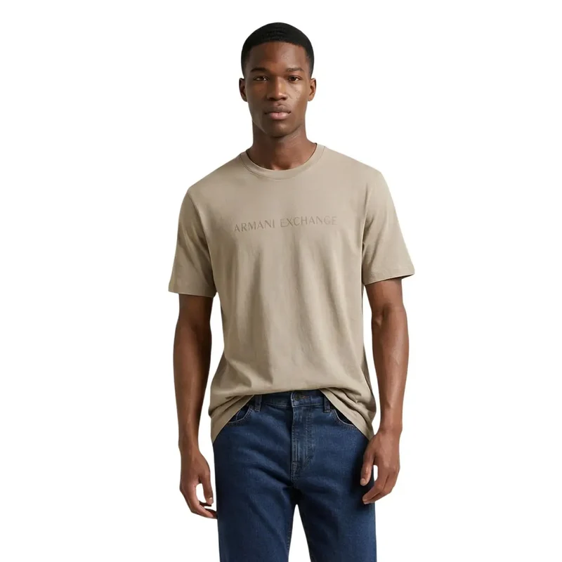 T-shirt Homme Armani Exchange Bleu 100% Coton XM002467
