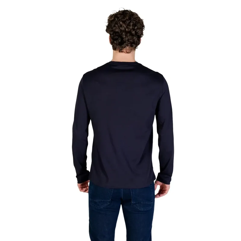 T-shirt pour Homme Armani Exchange Coton Bleu Col Rond Taille S