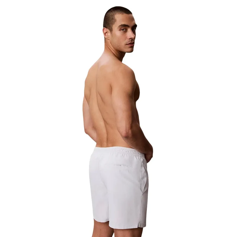 Maillots de bain pour hommes Calvin Klein Jeans, gris moyen, à cordon de serrage
