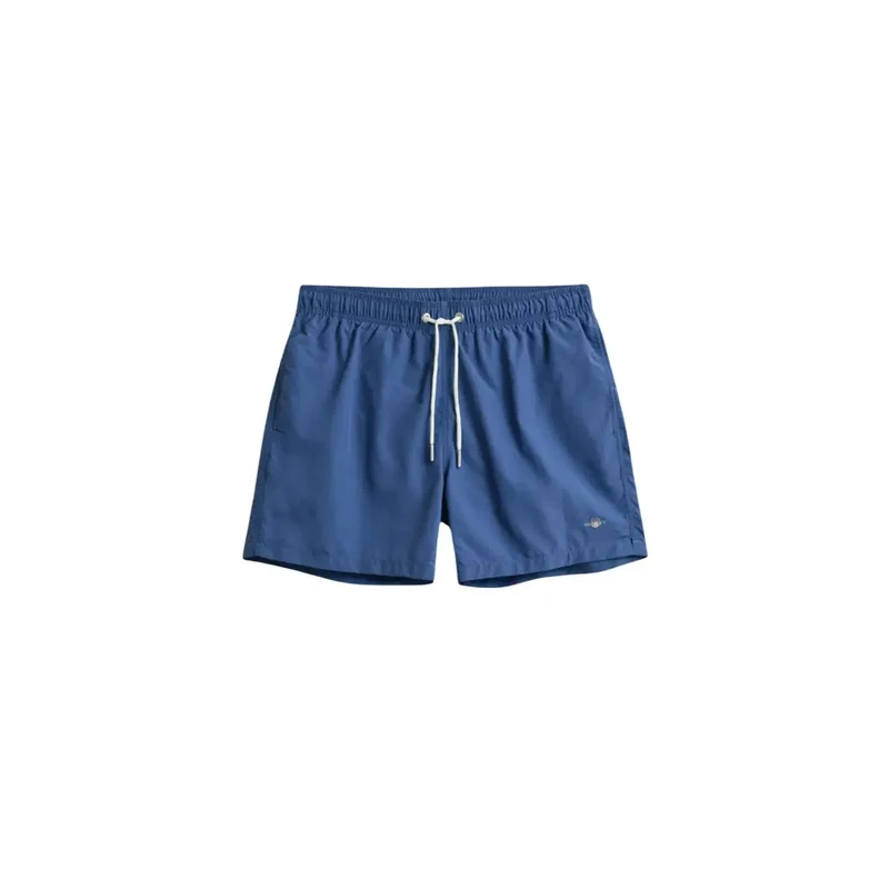 Shorts de bain en polyamide bleu clair Gant pour hommes