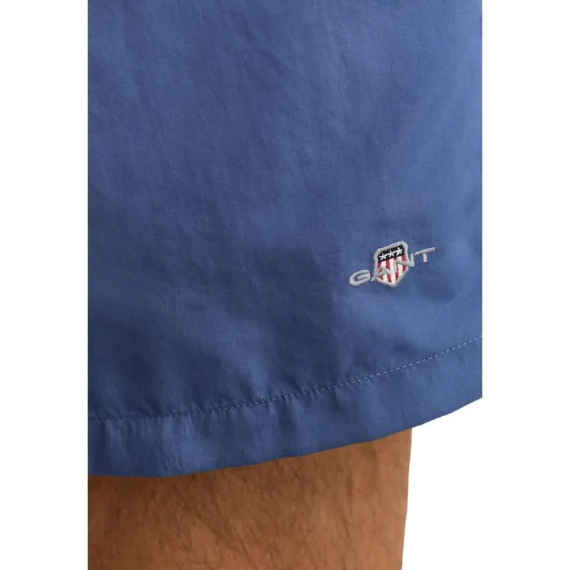 Shorts de bain en polyamide bleu clair Gant pour hommes