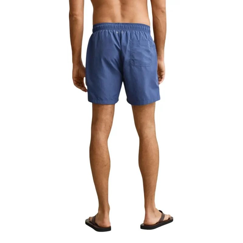 Shorts de bain en polyamide bleu clair Gant pour hommes