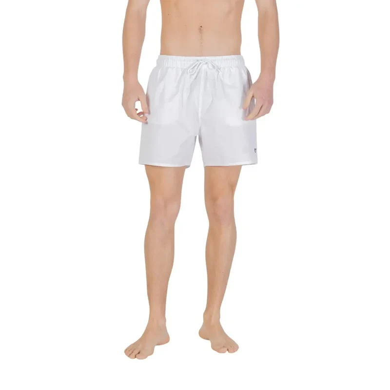 Maillots de bain homme Emporio Armani en dentelle blanche en polyester