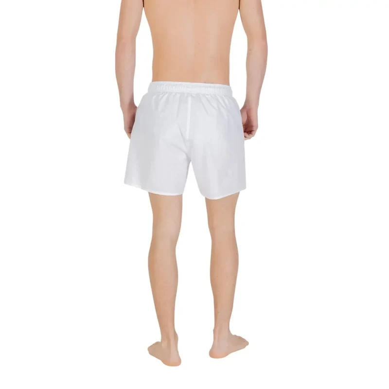 Maillots de bain homme Emporio Armani en dentelle blanche en polyester