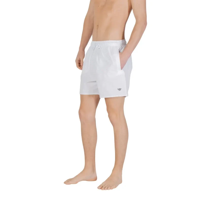 Maillots de bain homme Emporio Armani en dentelle blanche en polyester