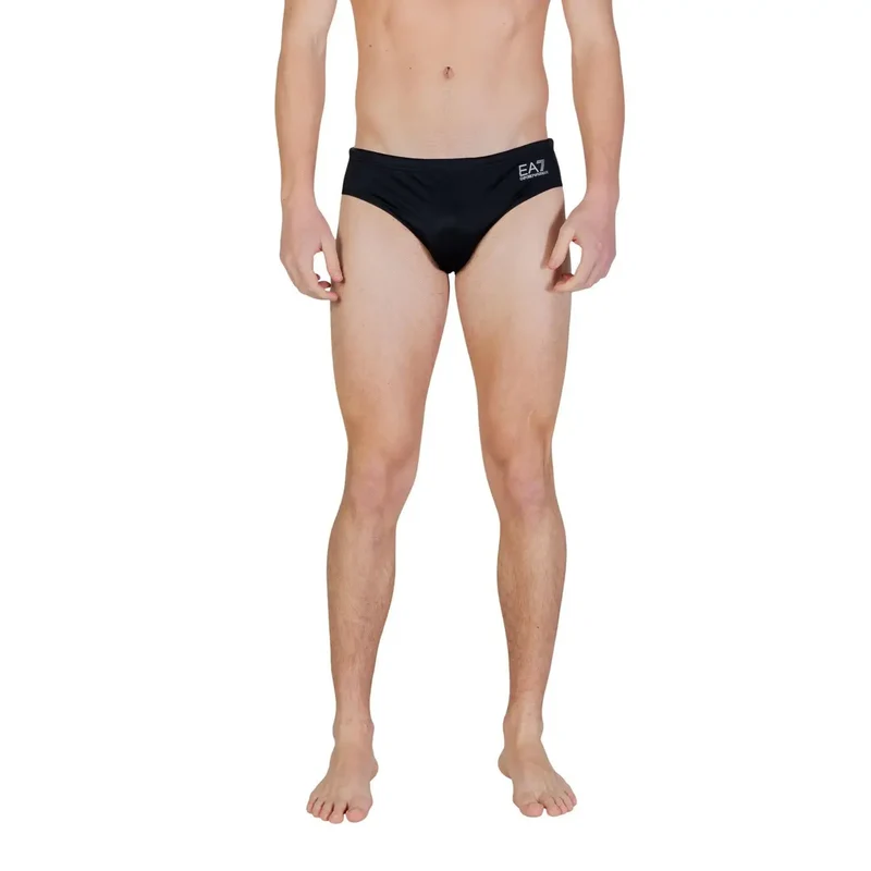 Maillots de bain pour homme EA7 blanc unis en polyester