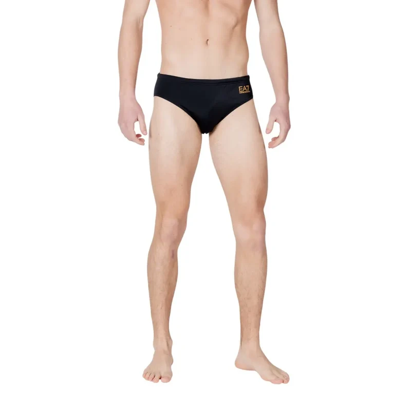 Maillots de bain pour homme EA7 blanc unis en polyester