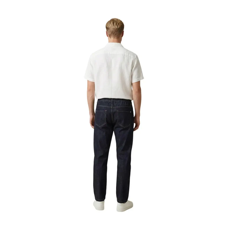 Jeans Homme Gianni Lupo Bleu Coton Élastique Coupe Slim