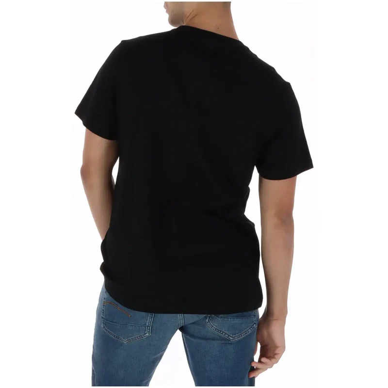 T-shirt pour Hommes Psycho Bunny Coton Noir Col Rond MT0200214