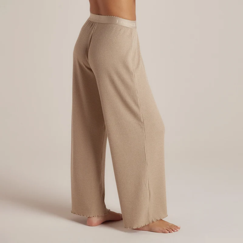 Pantalon de Pyjama Soft Waffle - Beige