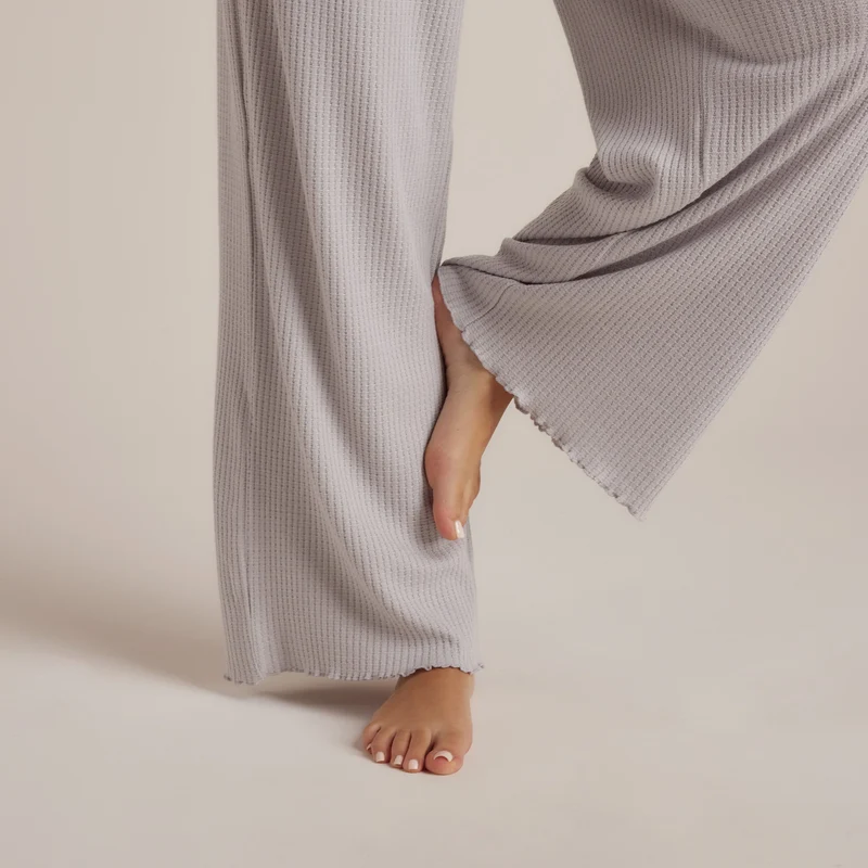Pantalon de Pyjama Soft Waffle - Givre