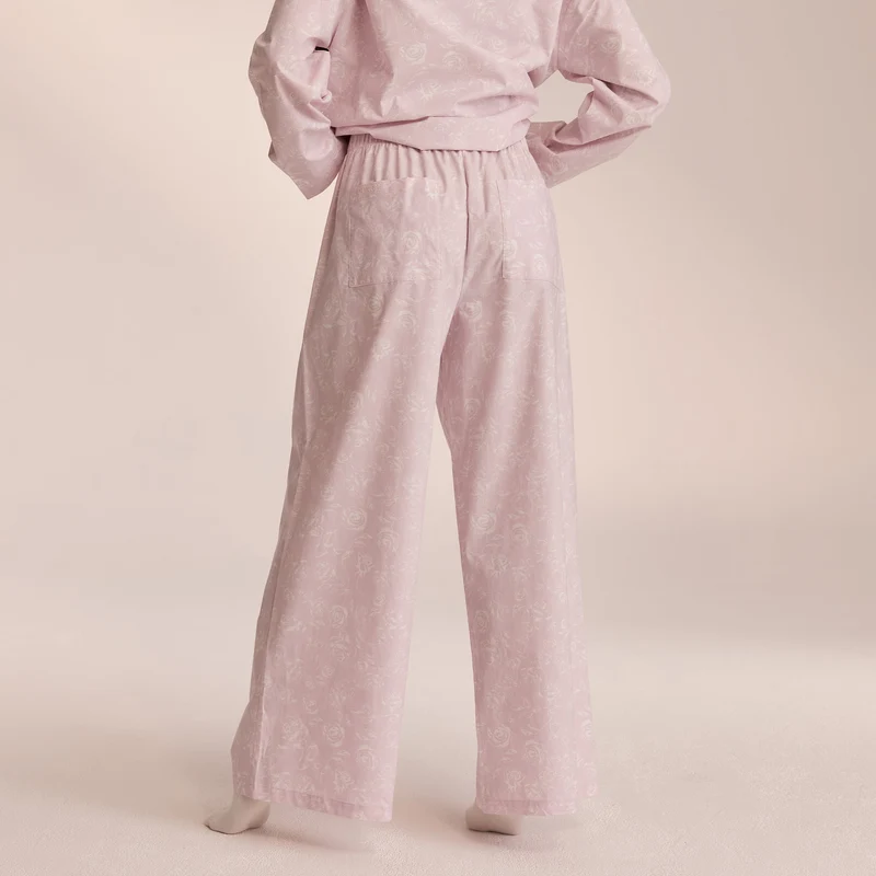 Pantalon de Pyjama en Coton - Lilas