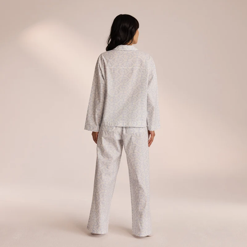 Pantalon de Pyjama en Coton - Bleu