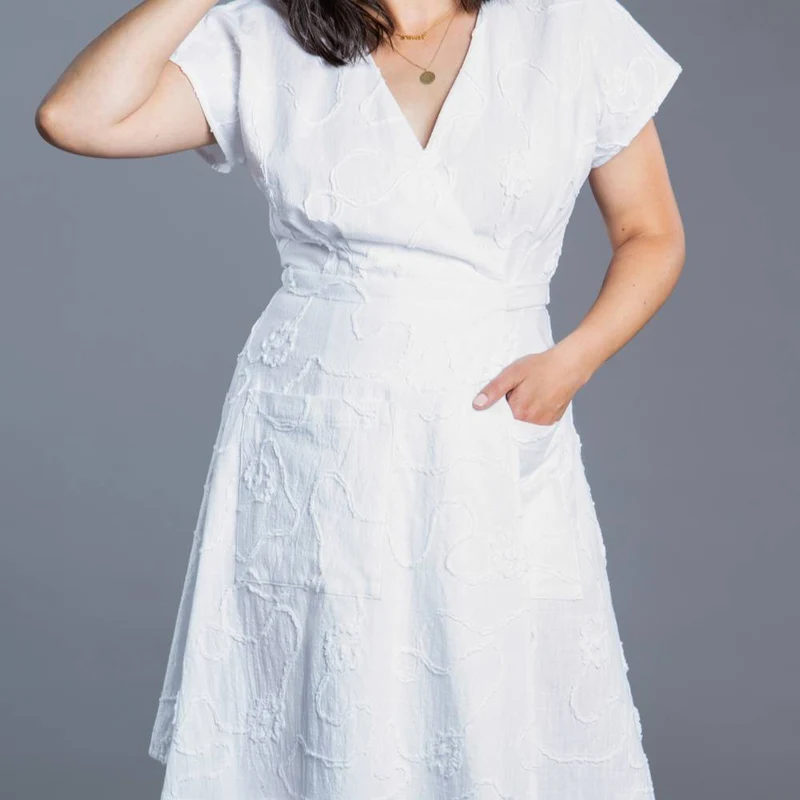 PATRON DE COUTURE PDF | Robe portefeuille Elodie | Closet Core | BILINGUE (FR/EN)