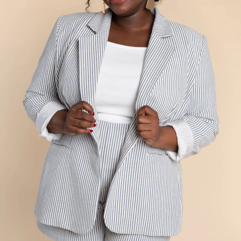PATRON DE COUTURE PDF | Blazer Jasika | Closet Core | BILINGUE (FR/EN)