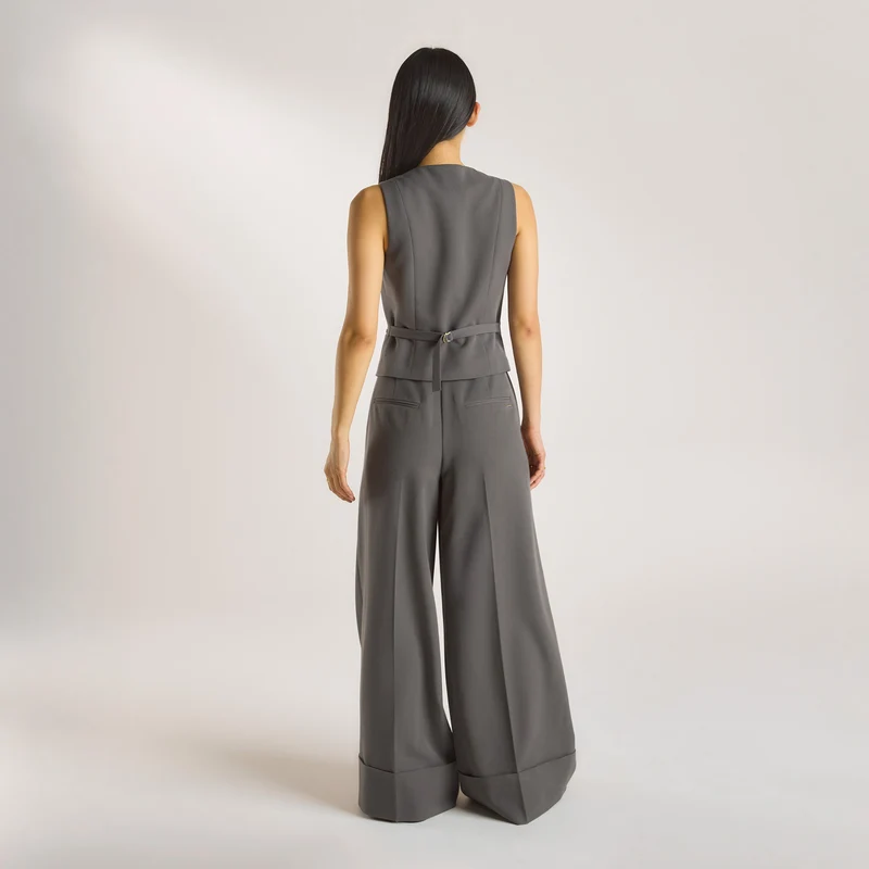 Gilet Ajusté - Charbon