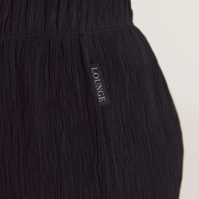 Pantalon de Pyjama Crinkle - Noir