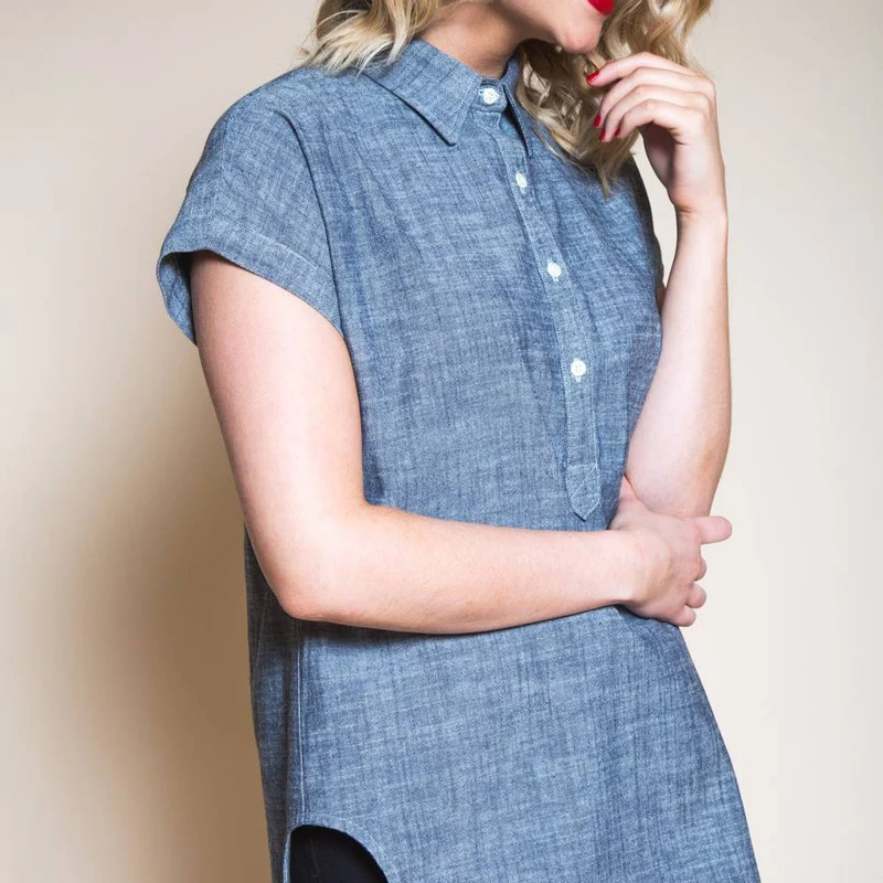 PATRON DE COUTURE PDF | Kalle – Chemise et robe chemise | Closet Core | BILINGUE (FR/EN)