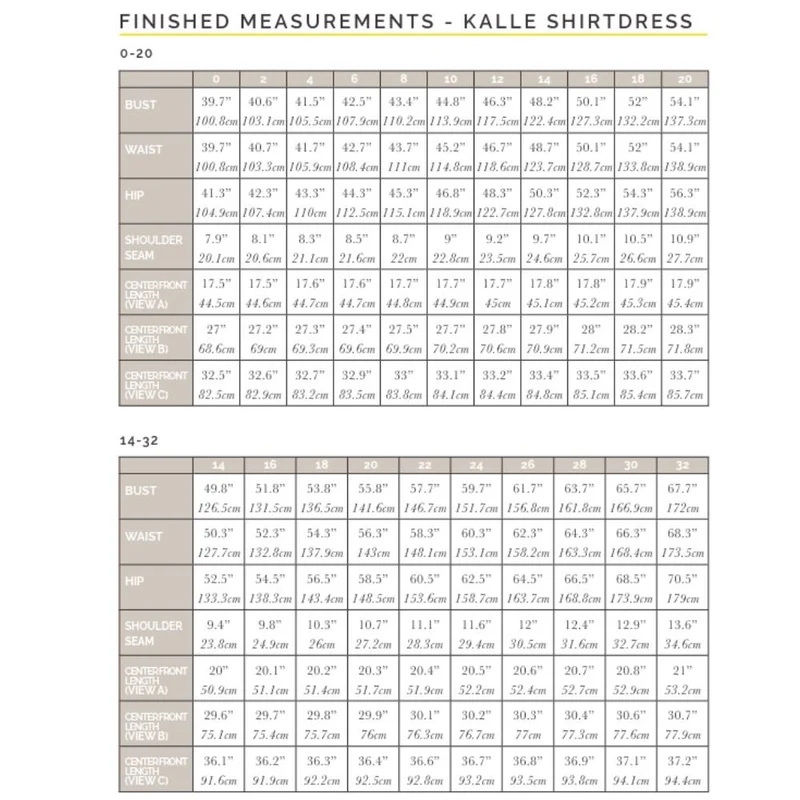 PATRON DE COUTURE PDF | Kalle – Chemise et robe chemise | Closet Core | BILINGUE (FR/EN)