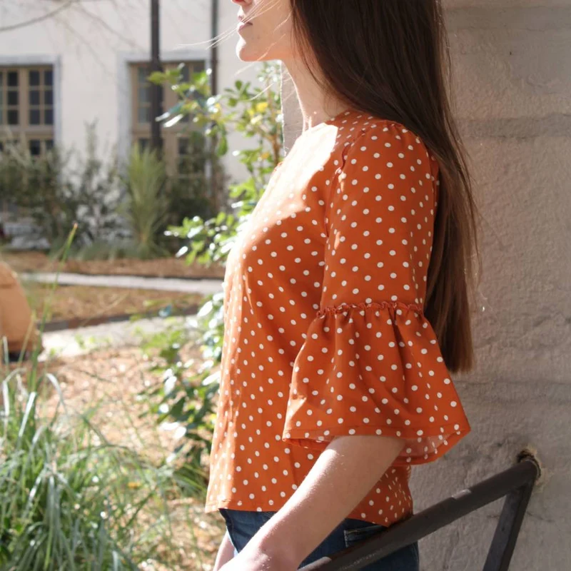 PATRON DE COUTURE PDF | Blouse Zora | Cha’Coud | FRANÇAIS SEULEMENT