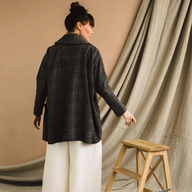 PATRON DE COUTURE PDF | Manteau ZW | Birgitta Helmersson | FORMAT A4 UNIQUEMENT