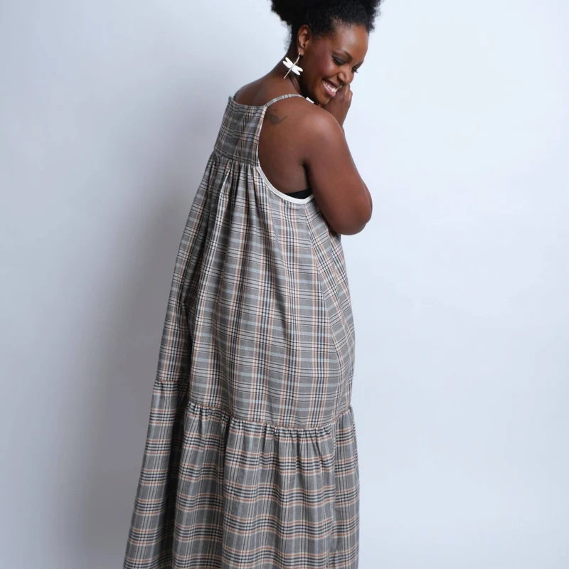 Patron de couture PDF | Robe à volants ZW | Birgitta Helmersson | Format A4 uniquement