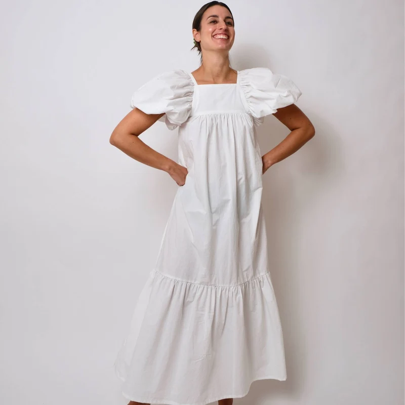 Patron de couture PDF | Robe à volants ZW | Birgitta Helmersson | Format A4 uniquement