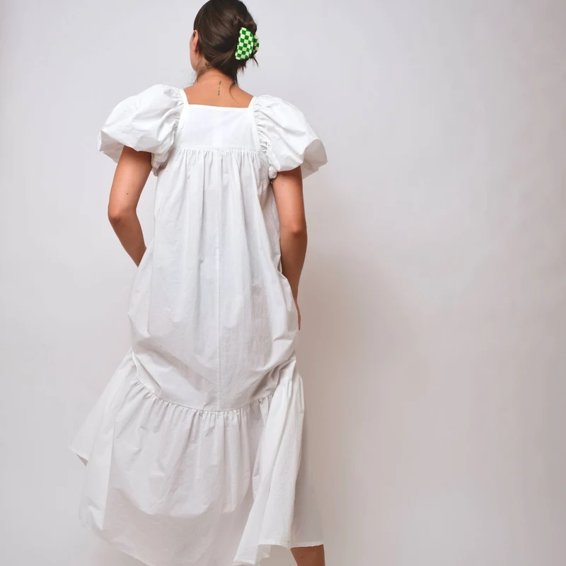 Patron de couture PDF | Robe à volants ZW | Birgitta Helmersson | Format A4 uniquement