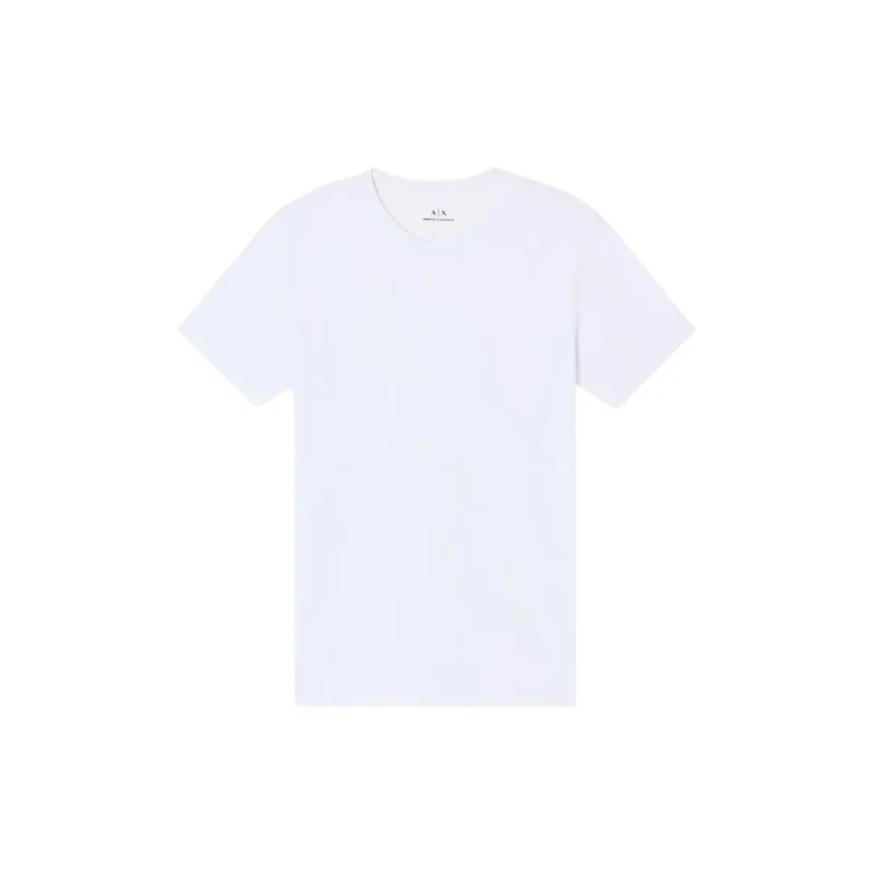 T-shirt pour Homme Armani Exchange Bleu Col Rond 100% Coton