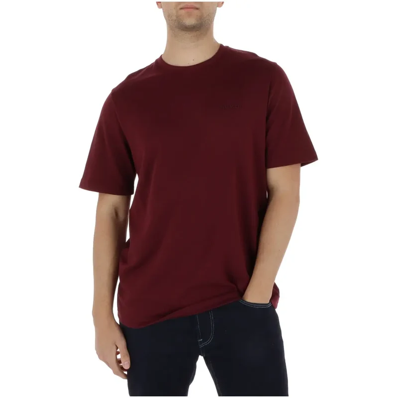T-shirt pour Hommes Lyle and Scott Noir Coton Élasthanne TS2328V