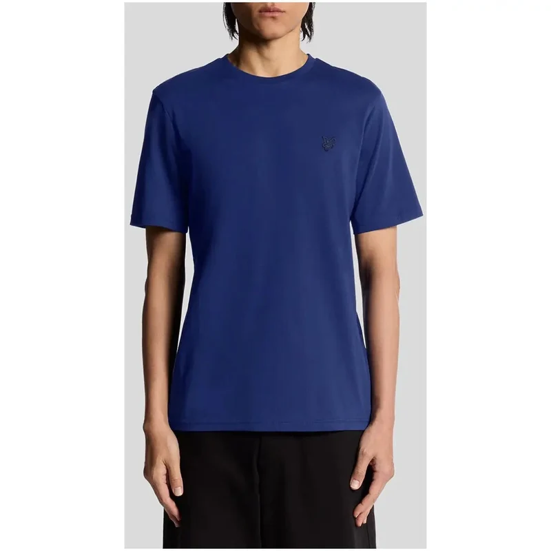 T-shirt pour homme Lyle and Scott Beige Coton Col rond TS2255TON
