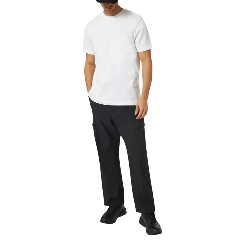 T-shirt pour hommes Calvin Klein Jeans Coton blanc Manches courtes Taille S