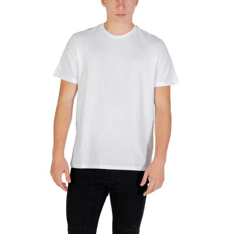 T-shirt pour hommes Calvin Klein Jeans Coton blanc Manches courtes Taille S