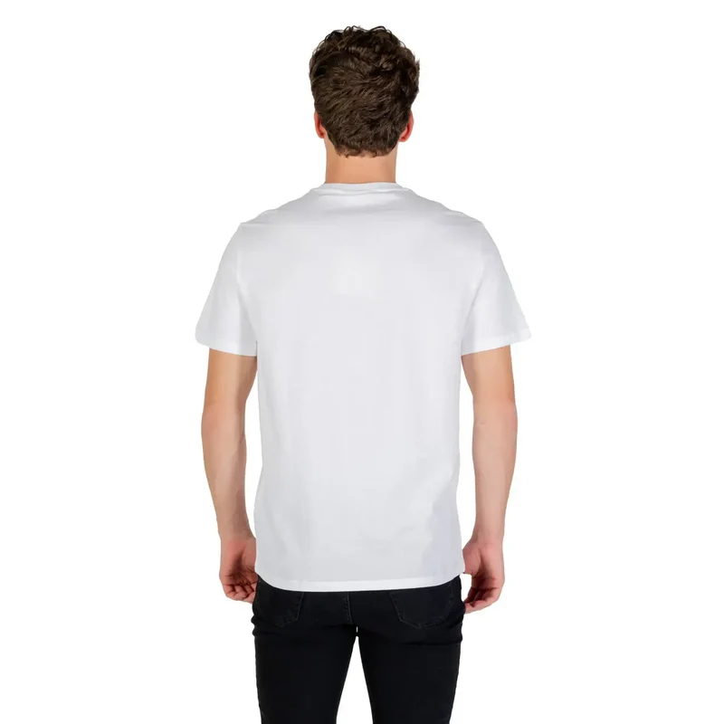 T-shirt pour hommes Calvin Klein Jeans Coton blanc Manches courtes Taille S