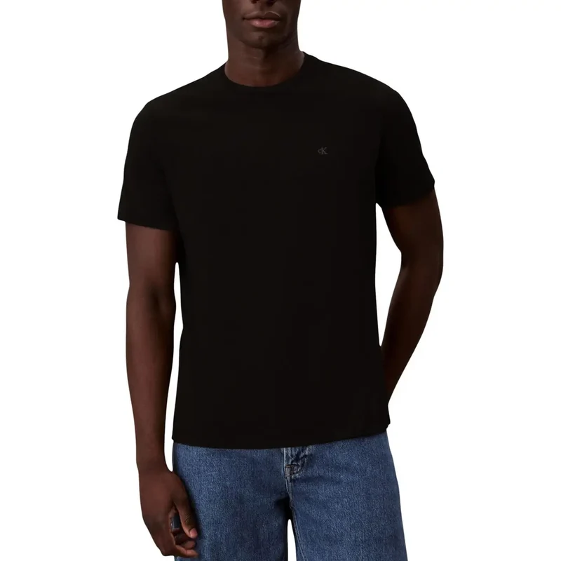 T-shirt pour hommes Calvin Klein Jeans Coton blanc Manches courtes Taille S