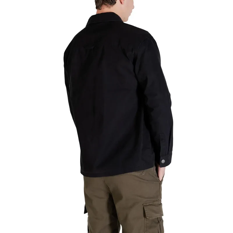 Chemise pour Hommes Jeans Tommy Hilfiger Noir Coton Biologique Taille S