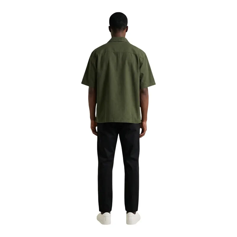 Chemise en coton vert à manches courtes pour hommes Only and Sons 22036358
