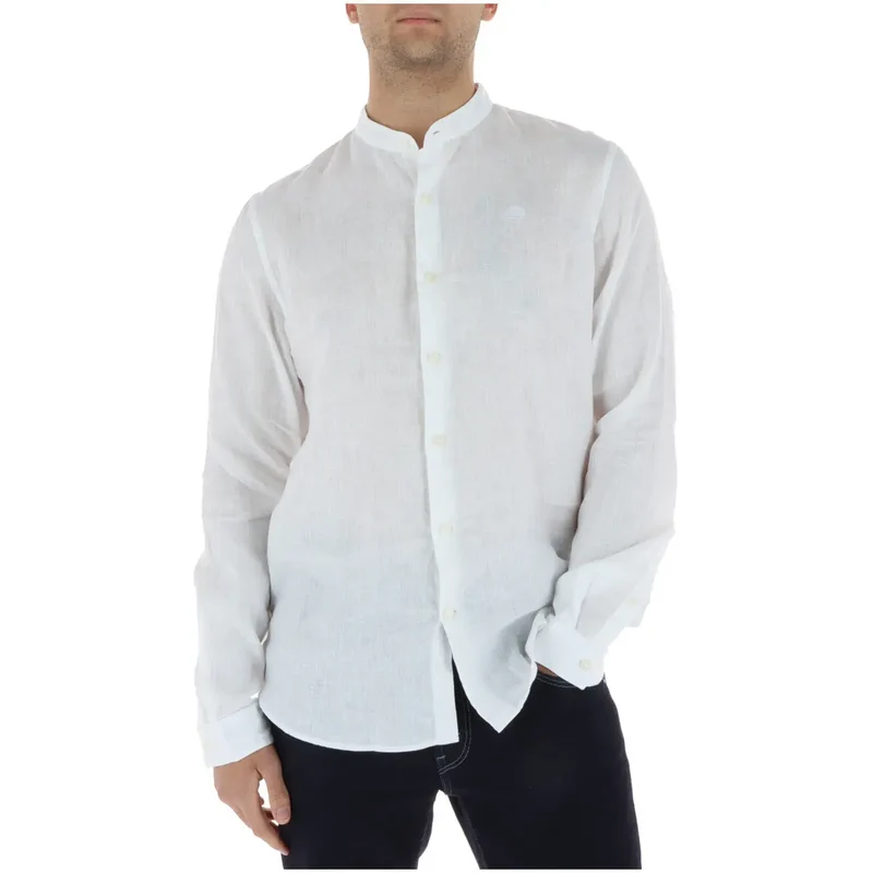 Chemise Manches Longues Homme Timberland Lin Blanc TB0A2DC1