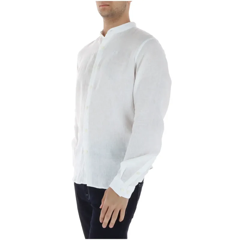 Chemise Manches Longues Homme Timberland Lin Blanc TB0A2DC1