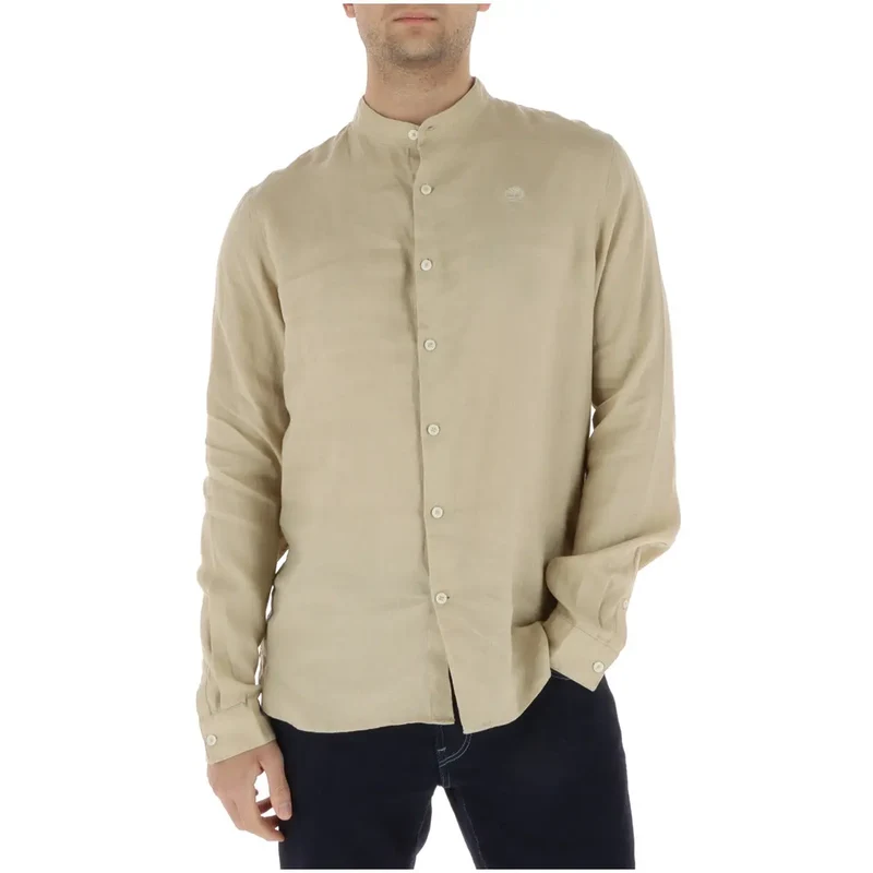 Chemise Manches Longues Homme Timberland Lin Blanc TB0A2DC1