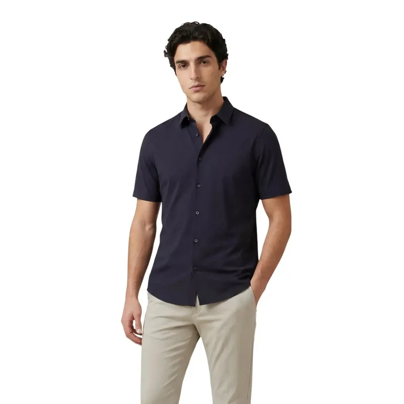Chemise pour Homme Armani Exchange Blanche Manches Courtes Polyamide