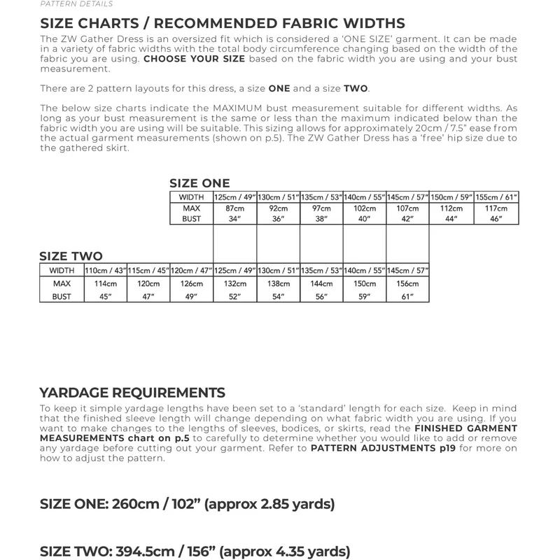 PATRON DE COUTURE PDF | Robe froncée zéro déchet | Birgitta Helmersson | A4 SEULEMENT