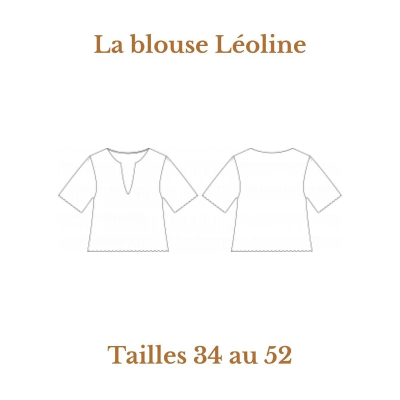 PATRON DE COUTURE PDF | Blouse Léoline | Cha’Coud | FRANÇAIS SEULEMENT