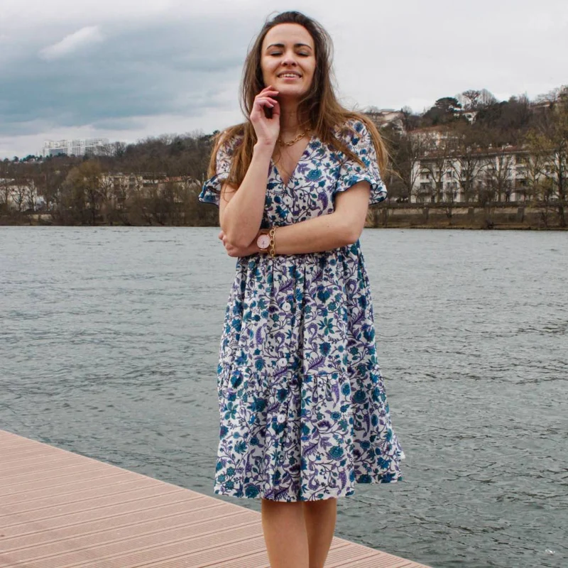 Patron de couture PDF | Robe Charlotte | Cha'Coud | BILINGUE (FR/EN)