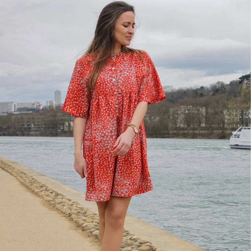 PATRON DE COUTURE PDF | Robe Emily | Cha’Coud | FRANÇAIS SEULEMENT