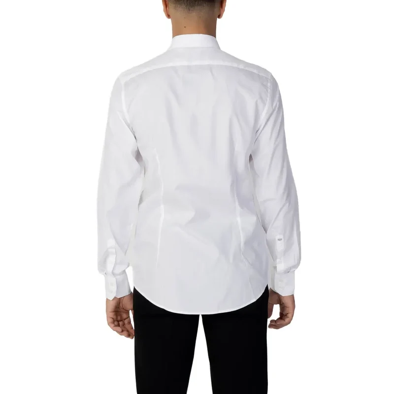 Chemise pour Homme Antony Morato Blanche en Coton Manches Longues Classique