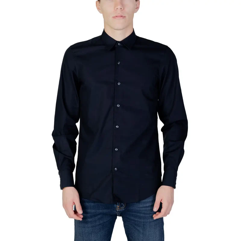 Chemise pour Homme Antony Morato Blanche en Coton Manches Longues Classique