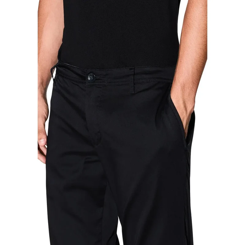 Pantalons pour Hommes Armani Exchange Noir Mélange de Coton XM001162